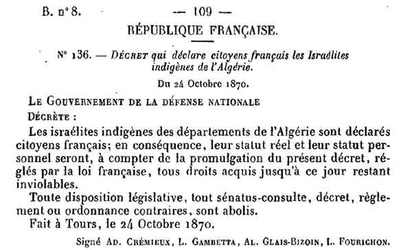 Neither Arab Nor French: The Imposed Identity Crisis of Algerian&nbsp;Jews